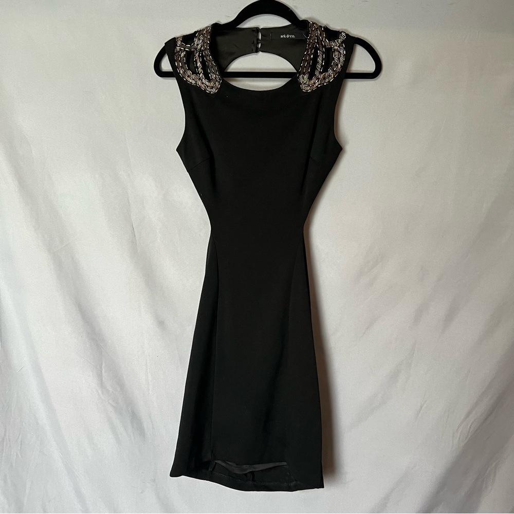 Ark & Co beaded embellished backless dress | size M